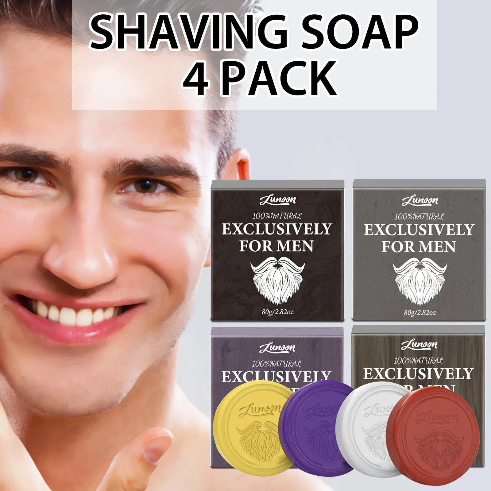 Shaving Cream - 4/1 adet Erkek Sakal Tıraş Sabunu