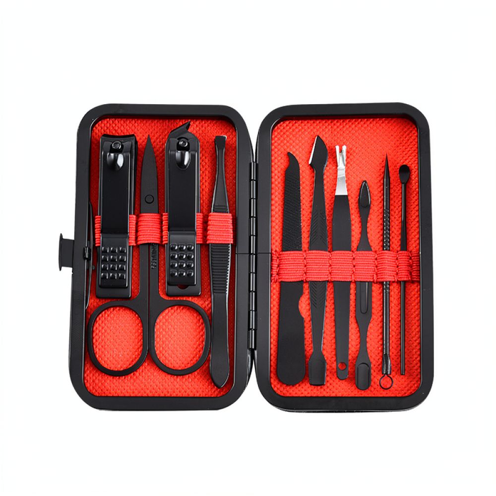 Mens Grooming Travel Kit - Profesyonel Bakım Seti, Paslanmaz Çelik Tırnak