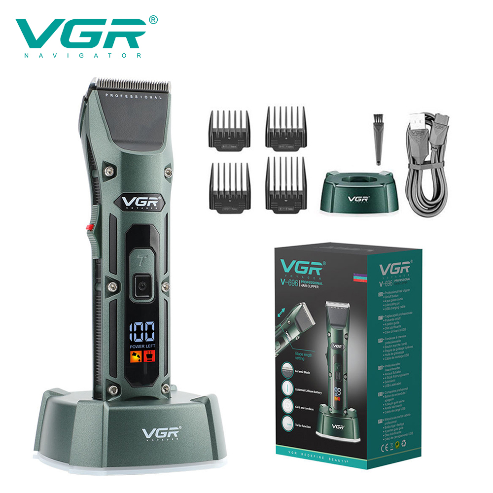 Electric Shaver Rotary - VGR V-696 Yeni metal Popüler Salon
