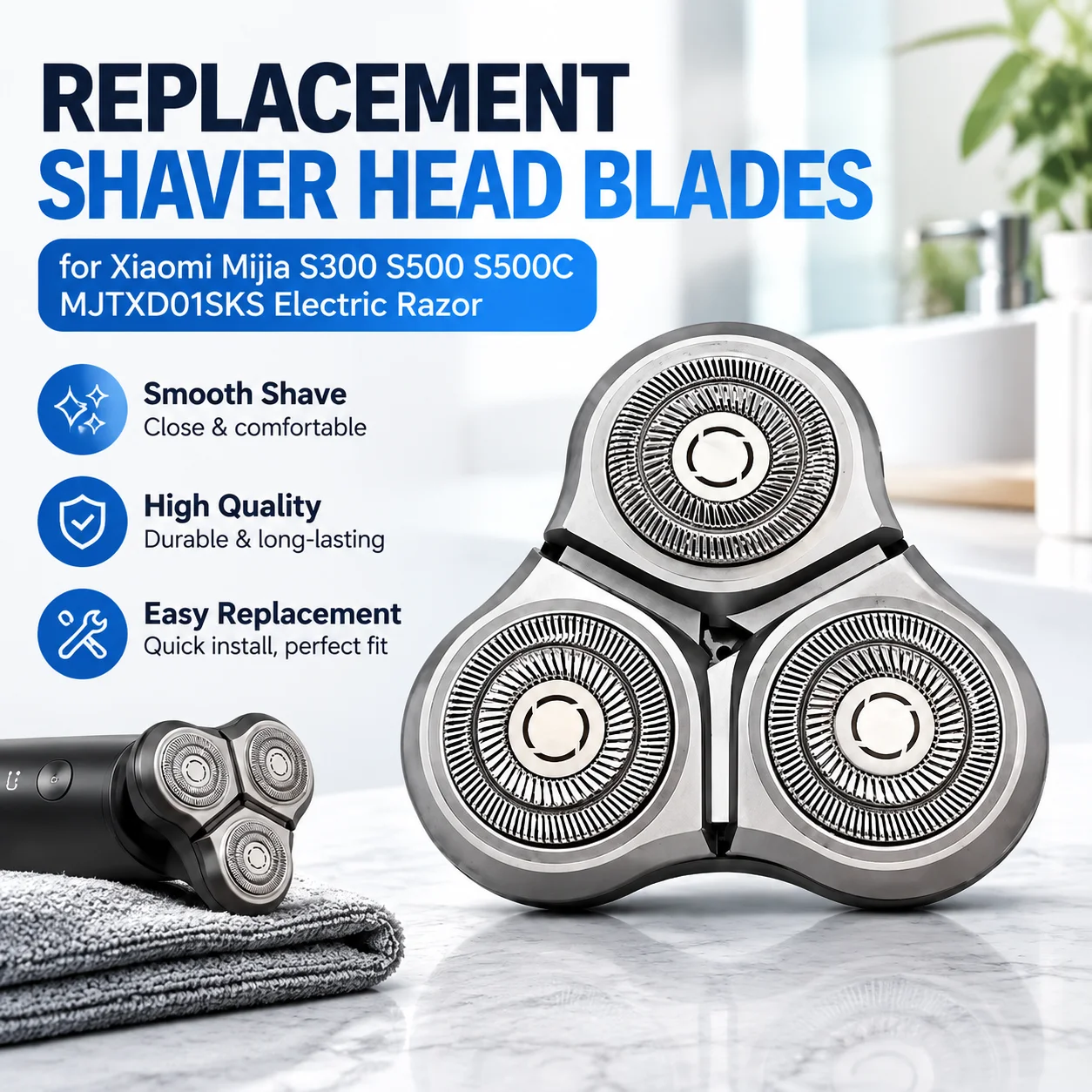 Xiaomi Mijia S300 S500 S500C M - Electric Razor incelemesi ve fiyatı