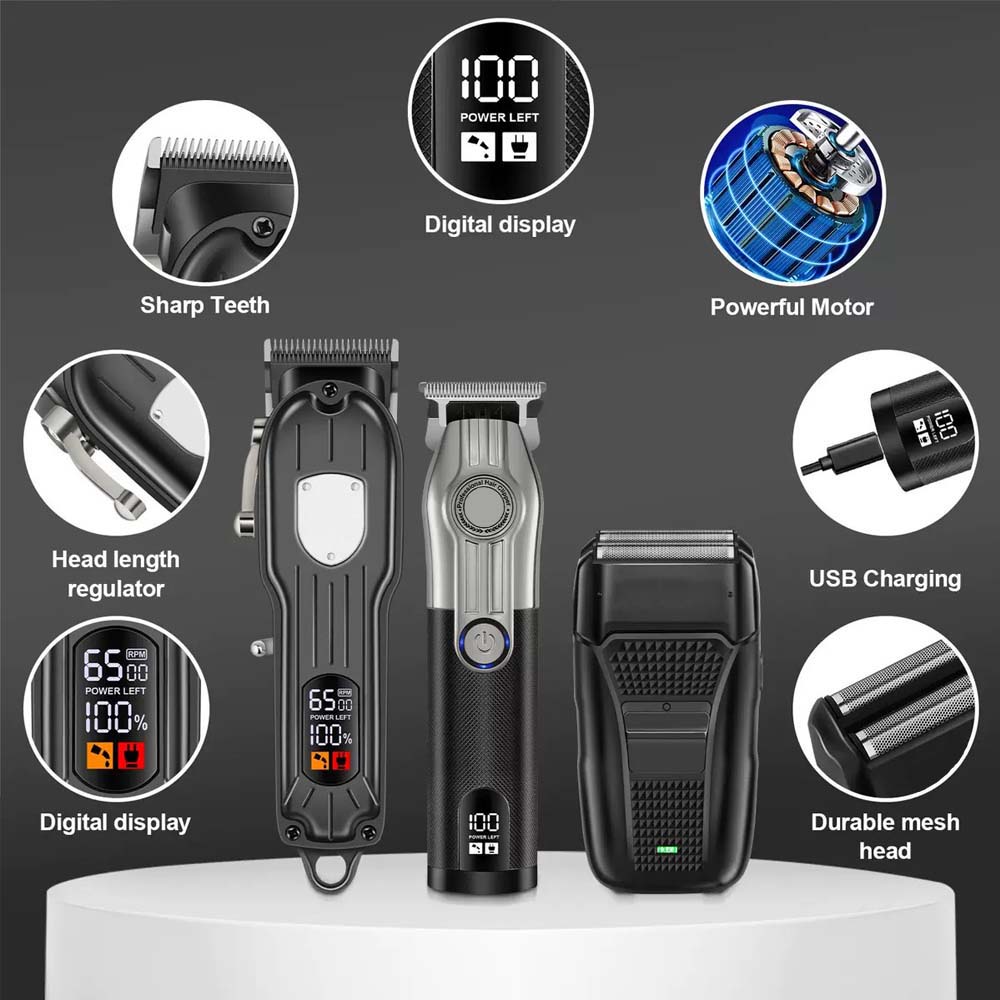 Erkekler için Profesyonel Berb - Electric Shaver Rotary incelemesi ve fiyatı