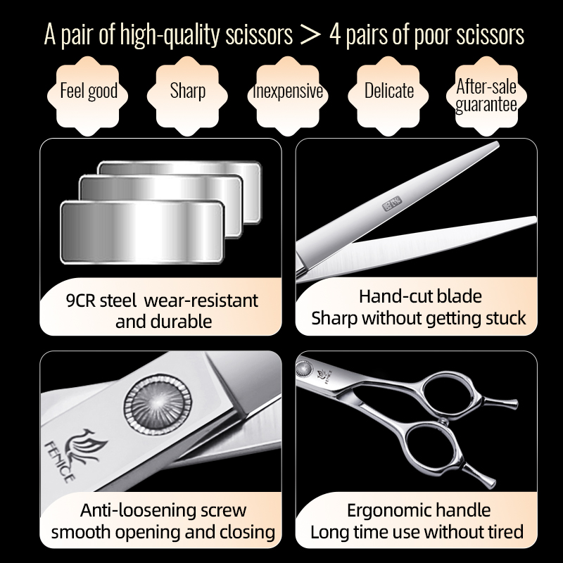 Fenice 6//6.5/7/7.5 Inç Profes - Grooming Scissors incelemesi ve fiyatı